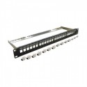 Patch panel rack  1U  24 x RJ45 Cat6A FTP modular