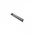 Patch panel rack 1U vacio 24 puertos UTP Lapara Networking