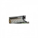 Patch panel rack  1U  24 x RJ45 Cat6 FTP