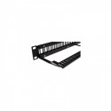 Patch panel rack 1U vacio 24 puertos slim UTP Lapara Networking