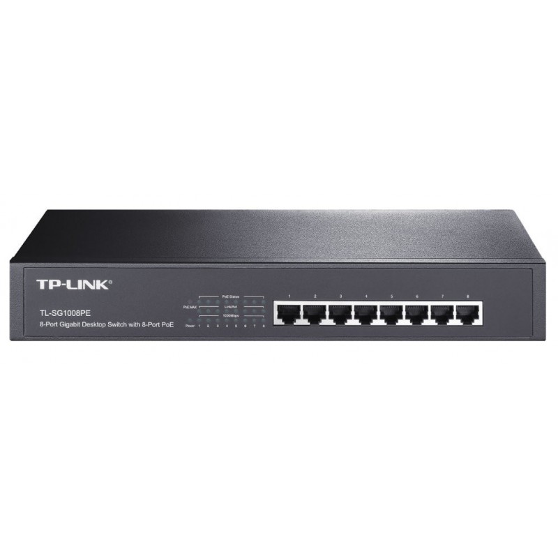 Switch TP-Link 8 puertos enrackable/sobremesa Gigabit Poe 10/100/1000