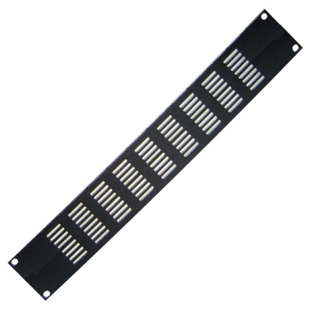 Tapa caratula rack 19 aireacion 2U