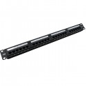 Patch panel 1U Cat6 24 Rj45 UTP