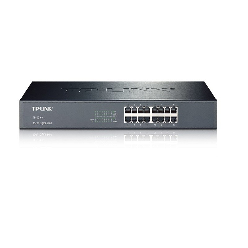 Switch Tp-Link 16 puertos enrackable Gigabit 10/100/1000