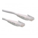 Latiguillo RJ45 Cat6 UTP 1.00 m blanco 