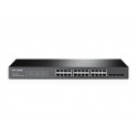 Switch Tp-Link 24 puertos enrackable Gigabit 10/100/1000 con 4 SFP