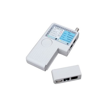 Testeador de Redes RJ-12, RJ-45, BNC, USB