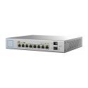 Switch Ubiquiti Gigabit 8 puertos 10/100/1000 150W y 2 SFP