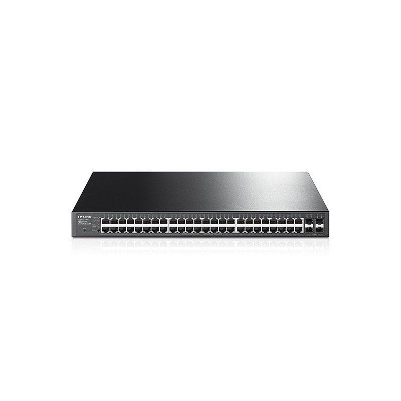 Switch Tp-Link 48 puertos JetStream Gigabit PoE+ 10/100/1000 con 4 SFP