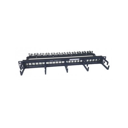 Patch panel vacio rack 1U 24 modulos AT&T