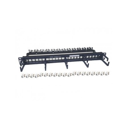 Patch panel rack modular 1U  24 x RJ45 Cat6A AT&T