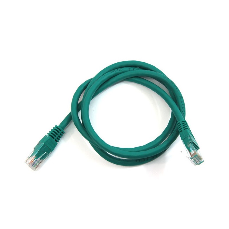 Latiguillo RJ45 Cat UTP 3.00 m verde 