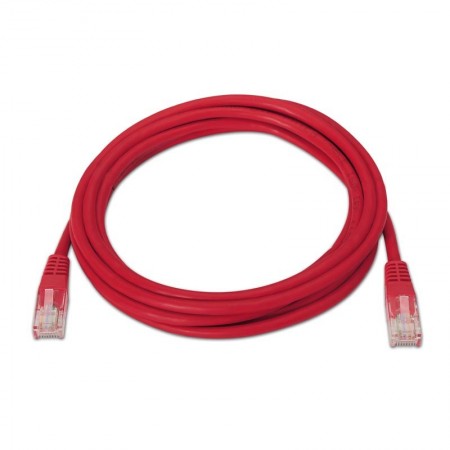 Latiguillo RJ45 Cat6 UTP 3.00 m Rojo