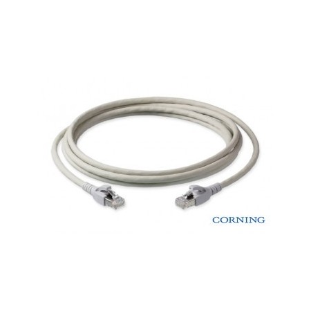 Latiguillo Corning RJ45 S/FTP Cat6A 5.00 m gris 