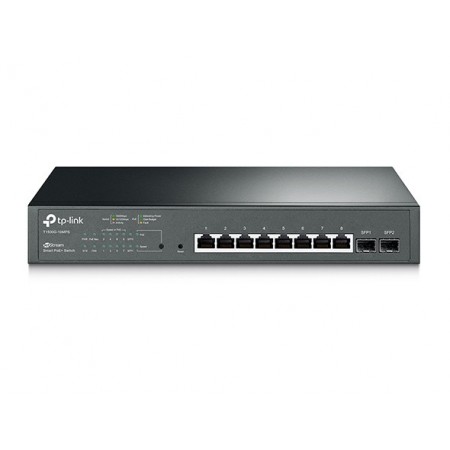 Switch Tp-Link JetStream 8 puertos enrackable Gigabit 10/100/1000 POE plus