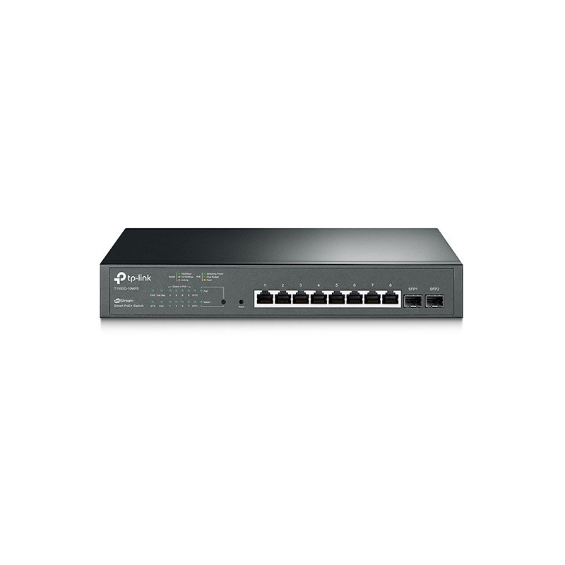 Switch Tp-Link JetStream 8 puertos enrackable Gigabit 10/100/1000 POE plus