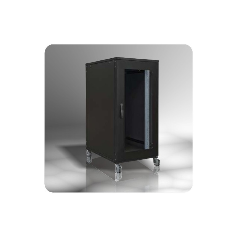 Armario rack 19 acustico (insonorizado), 25U 600 x 600 negro