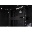 Rack mural 9U, 600 x 600,  Color Negro Lapara Networking