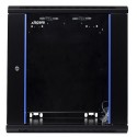 Rack mural 12U, 600 x 600, Color Negro Lapara Networking