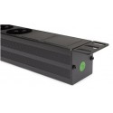 Regleta rack 19" 16A 6x schuko con interruptor