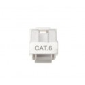 Modulo hembra RJ45 Cat 6 UTP tipo Keystone slim Lapara Networking