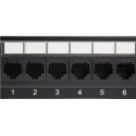 Patch panel rack 1U Cat 6 UTP IDC Lapara Networking