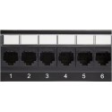 Patch panel rack 1U Cat 6A UTP IDC Lapara Networking