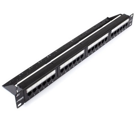 Patch panel rack 1U Cat 6A UTP IDC Lapara Networking