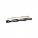 Patch panel rack  1U  24 x RJ45 doble hembra Cat6 FTP