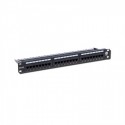 Patch panel rack  1U  24 x RJ45 Cat6 UTP Excel