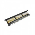 Patch panel rack  1U  24 x RJ45 Cat6 FTP