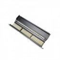 Patch panel rack  1U  24 x RJ45 Cat6 FTP