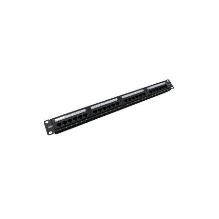 Patch panel rack  1U  24 x RJ45 Cat6A