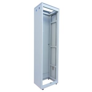 Armario rack ETSI PS System con perfiles mixtos 19/21 y paneles laterales desplazables