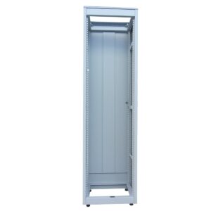 Armario rack ETSI PS System con perfiles mixtos 19/21 y paneles laterales desplazables