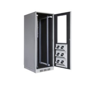 Armario rack acústico Silent Plus 42U en gris RAL 7035