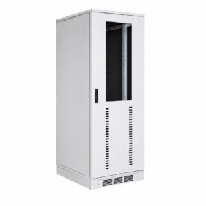 Armario rack acústico Silent Plus 42U en gris RAL 7035