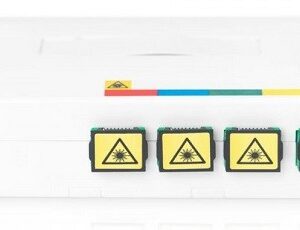 Caja de plástico de fibra óptica para carril DIN 4 SC simplex