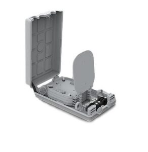 Caja empalme de fibra óptica para 24 fusiones FTTH