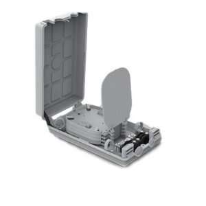 Caja empalme de fibra óptica para 24 fusiones FTTH