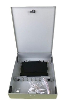 Caja empalme de fibra óptica para 12 SC simplex / LC dúplex