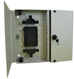 Caja empalme de fibra óptica para 24 SC simplex / LC dúplex