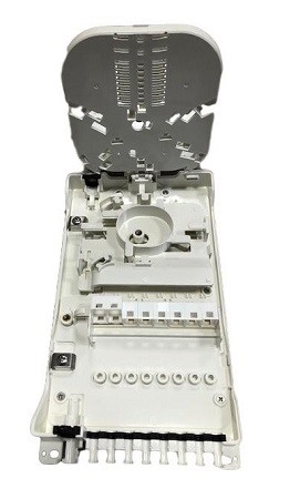 Caja empalme de fibra óptica para 8 SC simplex / LC dúplex