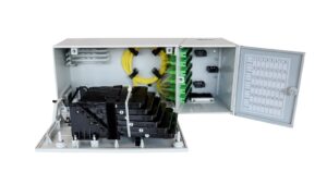 Caja multioperador fibra óptica para 48 SC simplex / LC dúplex
