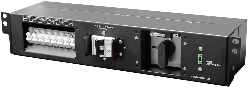 Switch bypass de mantenimiento rack 19" para SAIS de 6kVA y 10kVA Lapara