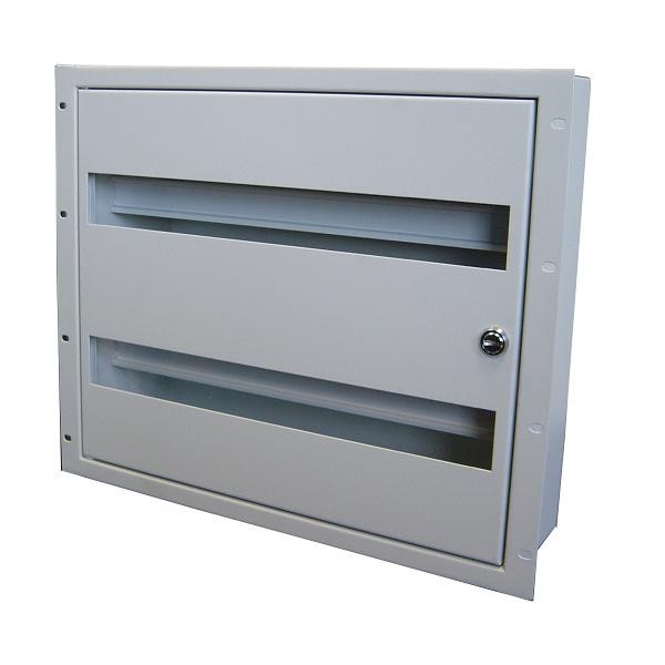 Caja carril DIN 9U rack 19