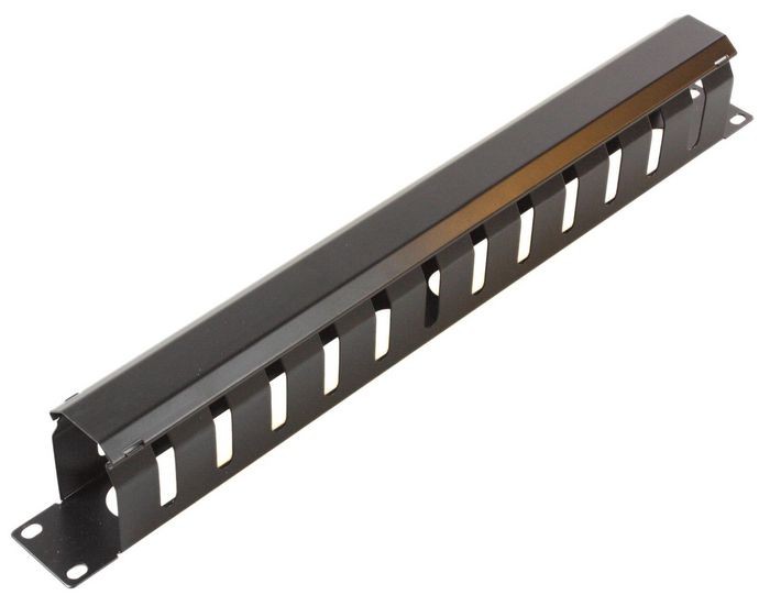 Panel pasacables con tapa rack 19" 1U