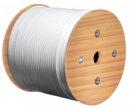 Bobina cable Cat.6A UTP DCA exterior 305 m blanco
