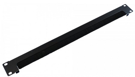 Panel cepillo pasacables abierto rack 19"