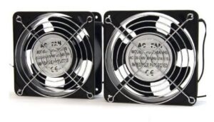 Kit de ventilación rack mural dos ventiladores low cost